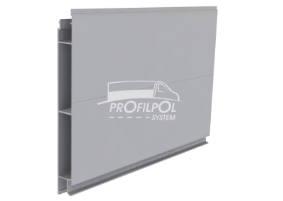 Middle profile 200 mm, anodized