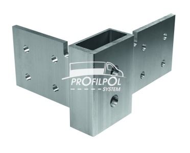Corner 70 with central holes FL/RR
