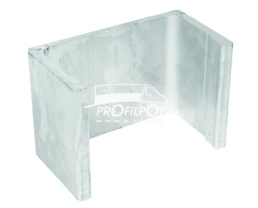 Naroże aluminiowe ramy 90, środkowe, bez otworów 