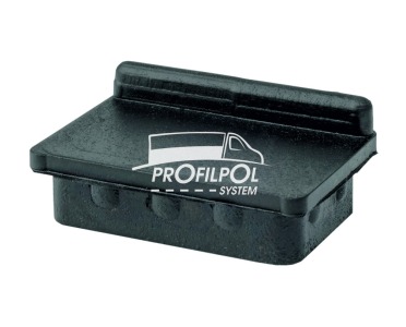 Rubber cap for lock profiles