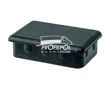 Rubber cap for lock profiles